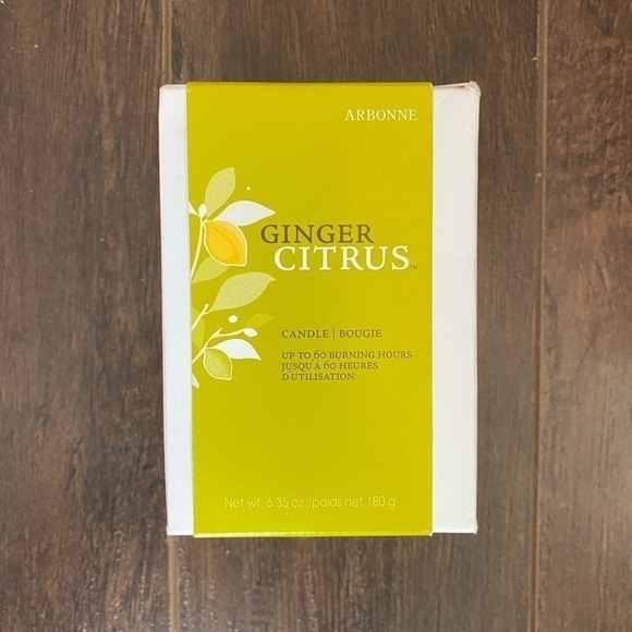 Arbonne Ginger Citrus Single Wick Candle NIB Rare - Picture 2 of 6